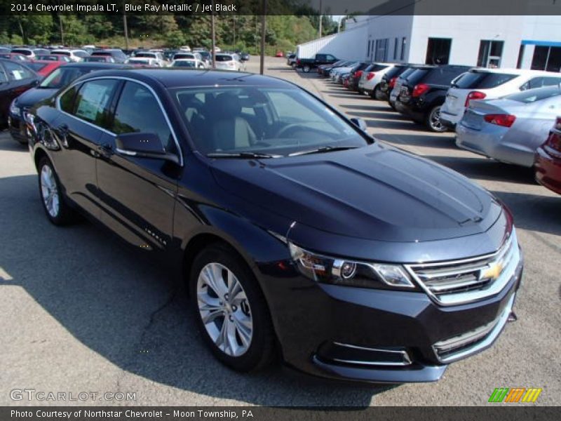 Blue Ray Metallic / Jet Black 2014 Chevrolet Impala LT