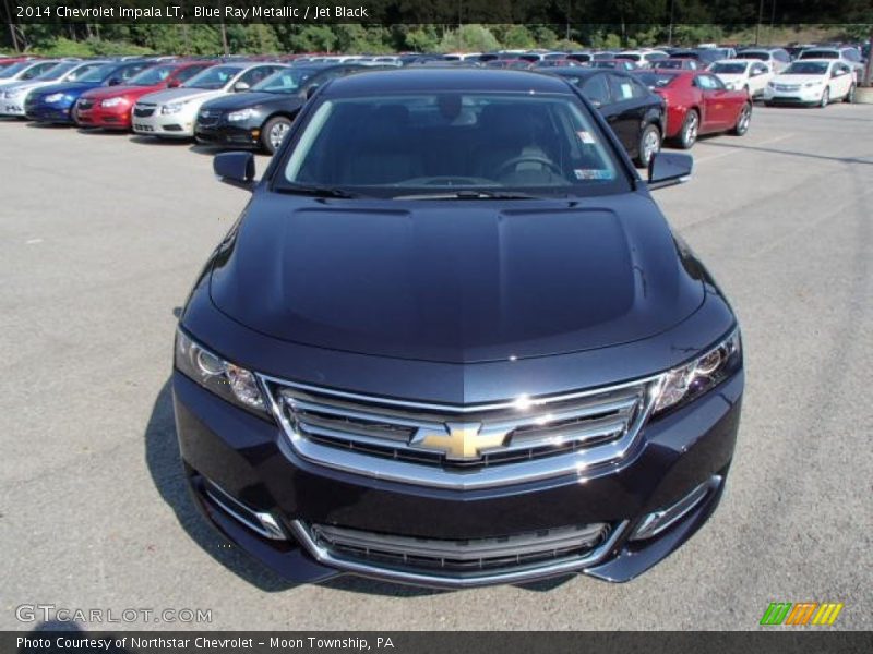 Blue Ray Metallic / Jet Black 2014 Chevrolet Impala LT