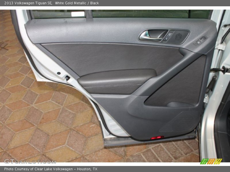 White Gold Metallic / Black 2013 Volkswagen Tiguan SE