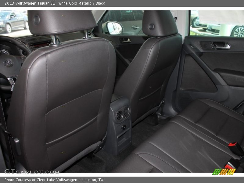 White Gold Metallic / Black 2013 Volkswagen Tiguan SE