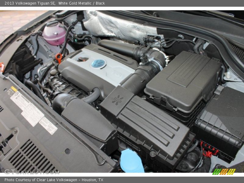 White Gold Metallic / Black 2013 Volkswagen Tiguan SE