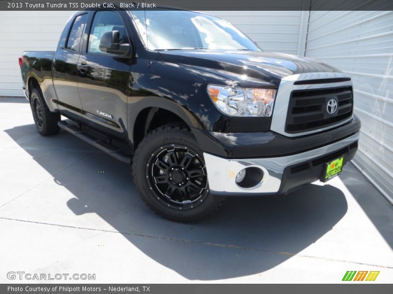 Black / Black 2013 Toyota Tundra TSS Double Cab