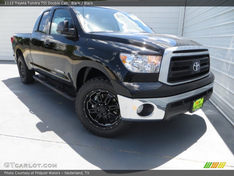 Black / Black 2013 Toyota Tundra TSS Double Cab