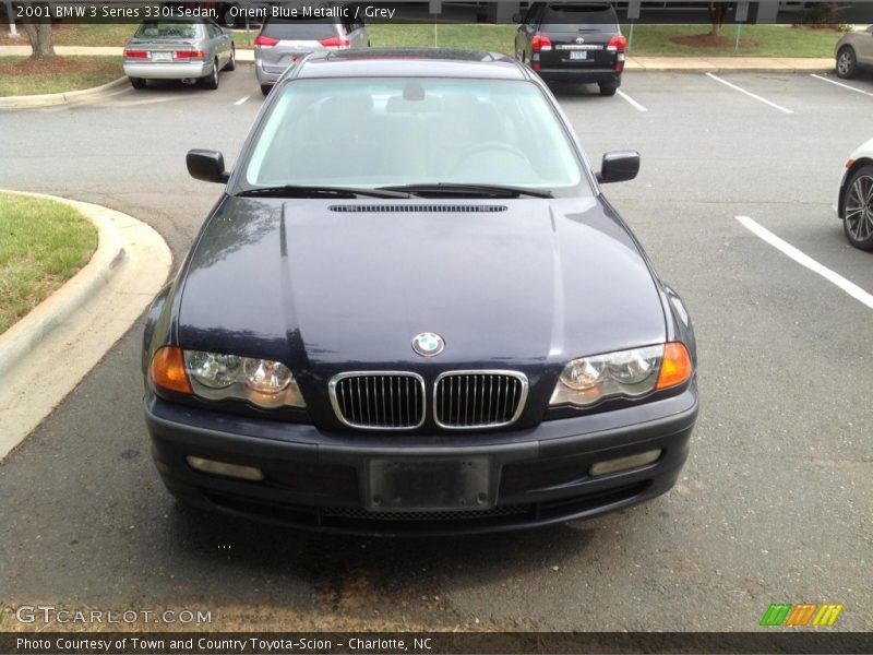 Orient Blue Metallic / Grey 2001 BMW 3 Series 330i Sedan