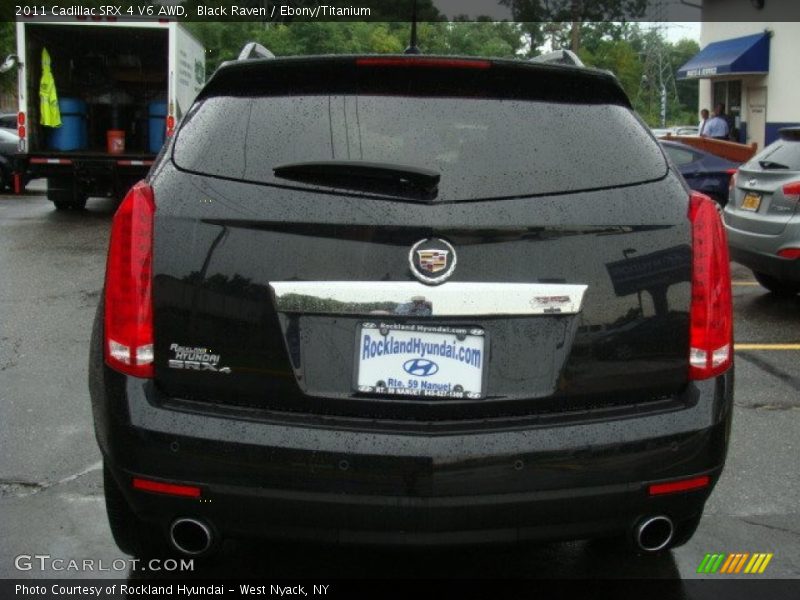 Black Raven / Ebony/Titanium 2011 Cadillac SRX 4 V6 AWD