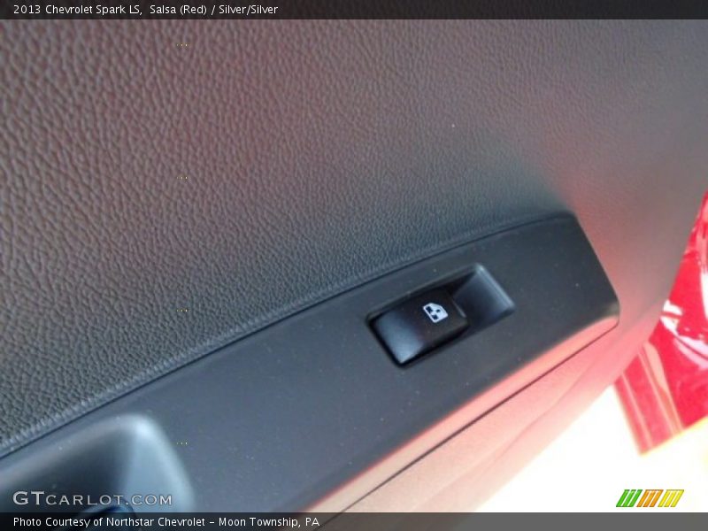 Salsa (Red) / Silver/Silver 2013 Chevrolet Spark LS