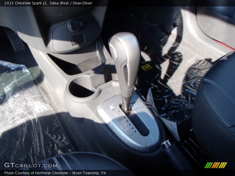 Salsa (Red) / Silver/Silver 2013 Chevrolet Spark LS