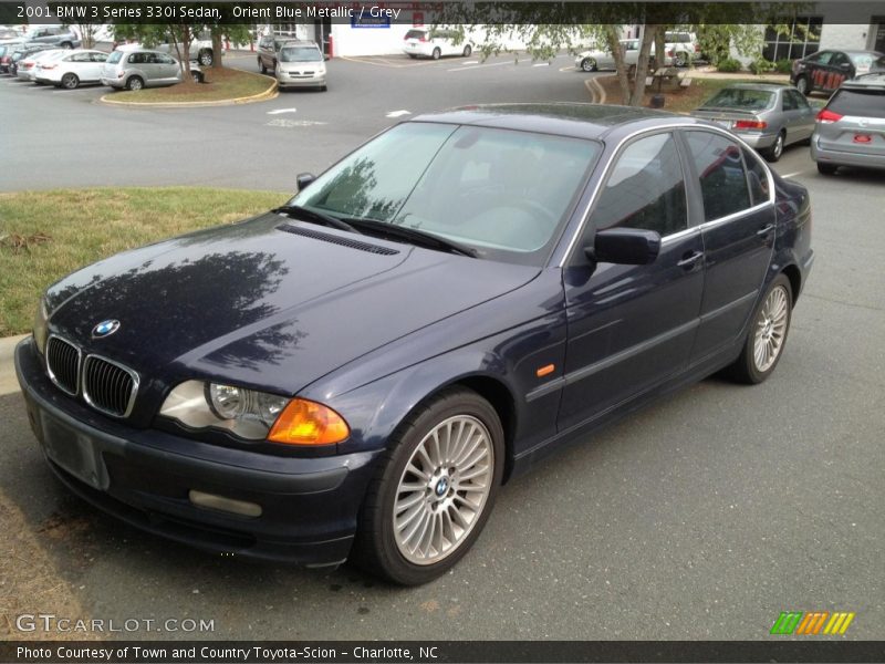 Orient Blue Metallic / Grey 2001 BMW 3 Series 330i Sedan