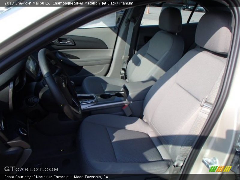 Champagne Silver Metallic / Jet Black/Titanium 2013 Chevrolet Malibu LS