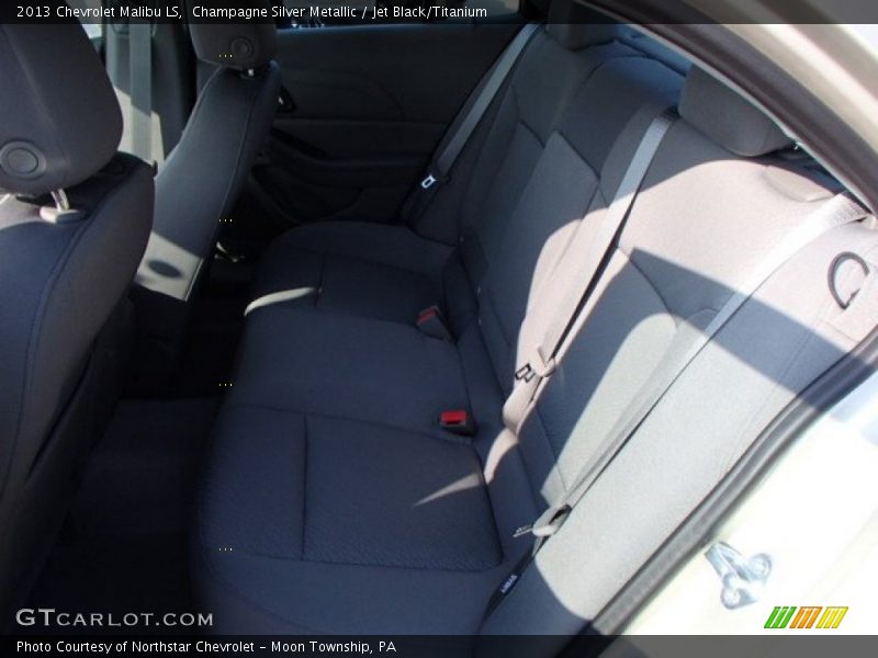 Champagne Silver Metallic / Jet Black/Titanium 2013 Chevrolet Malibu LS