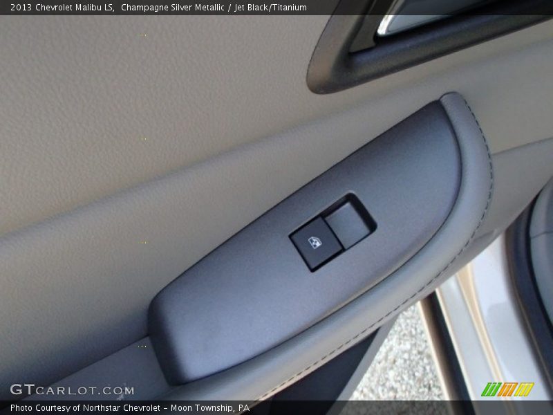 Champagne Silver Metallic / Jet Black/Titanium 2013 Chevrolet Malibu LS