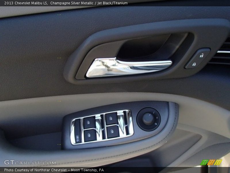 Champagne Silver Metallic / Jet Black/Titanium 2013 Chevrolet Malibu LS