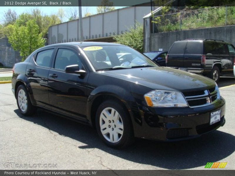 Black / Black 2012 Dodge Avenger SE