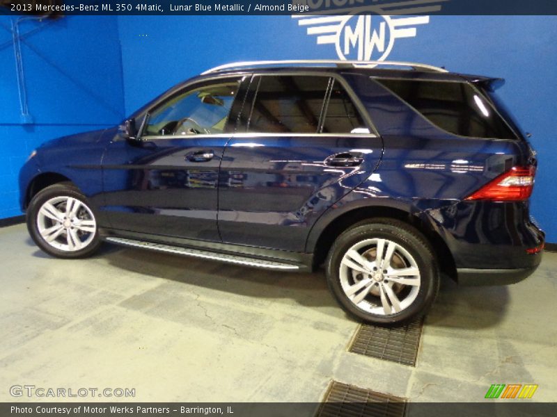Lunar Blue Metallic / Almond Beige 2013 Mercedes-Benz ML 350 4Matic