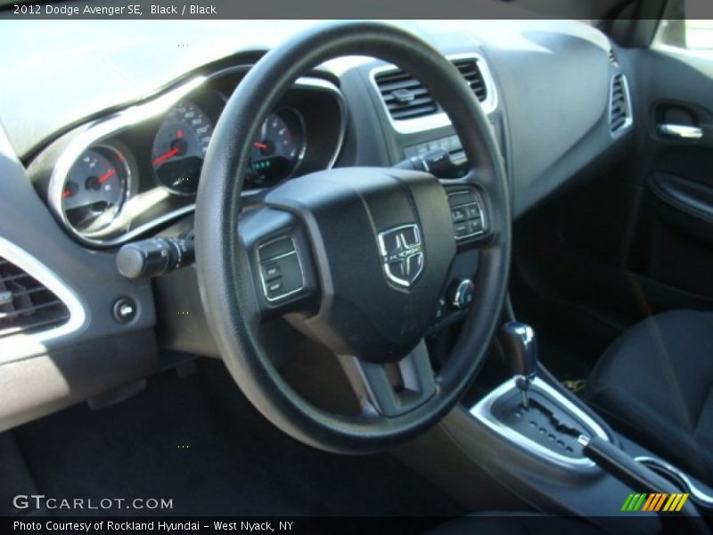 Black / Black 2012 Dodge Avenger SE