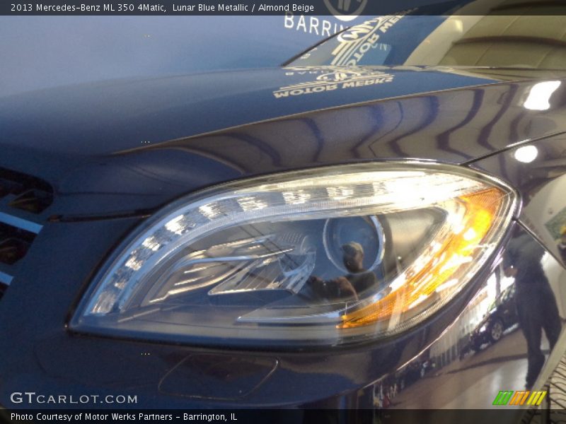Lunar Blue Metallic / Almond Beige 2013 Mercedes-Benz ML 350 4Matic