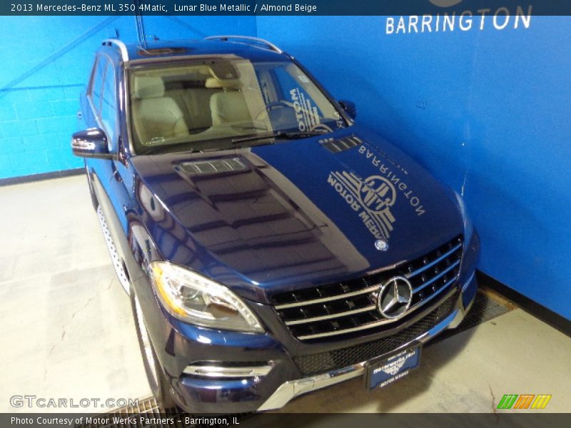 Lunar Blue Metallic / Almond Beige 2013 Mercedes-Benz ML 350 4Matic