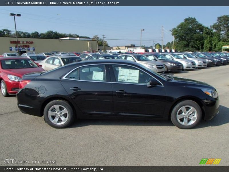 Black Granite Metallic / Jet Black/Titanium 2013 Chevrolet Malibu LS