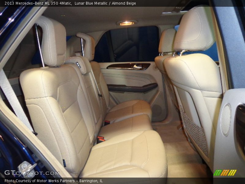 Lunar Blue Metallic / Almond Beige 2013 Mercedes-Benz ML 350 4Matic