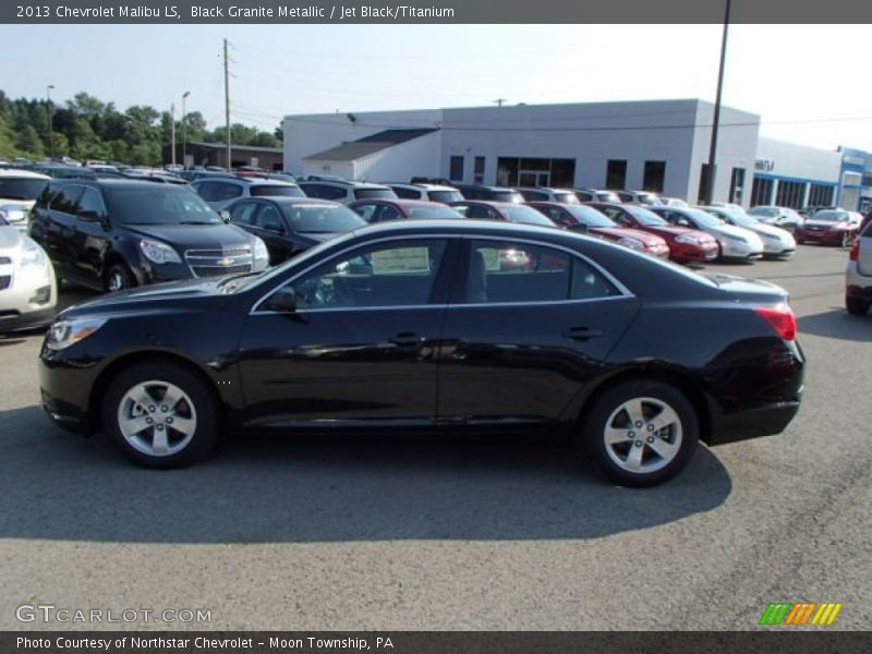 Black Granite Metallic / Jet Black/Titanium 2013 Chevrolet Malibu LS