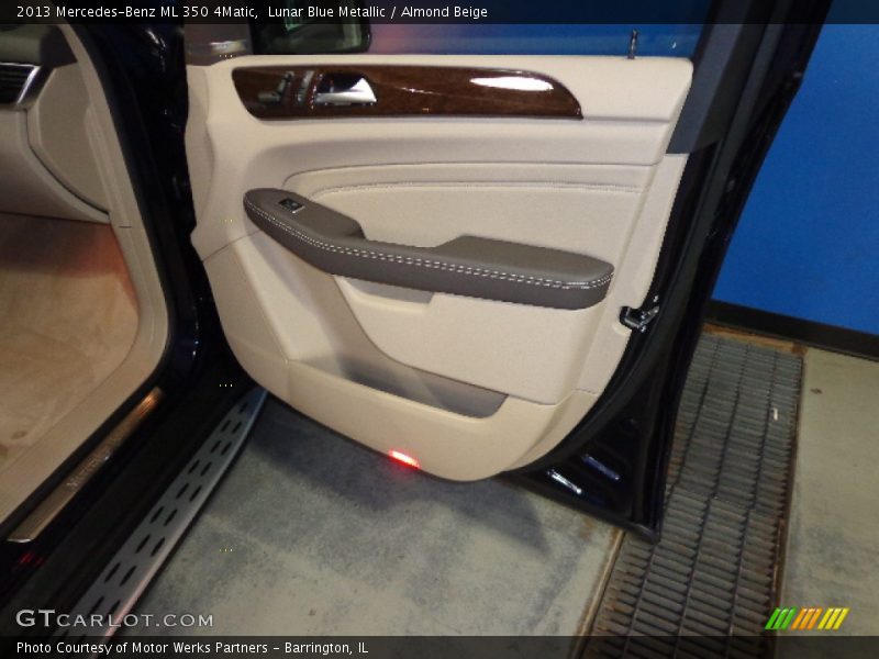 Lunar Blue Metallic / Almond Beige 2013 Mercedes-Benz ML 350 4Matic