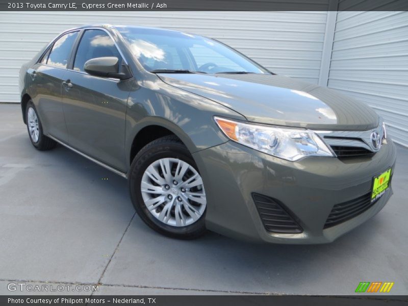 Cypress Green Metallic / Ash 2013 Toyota Camry LE