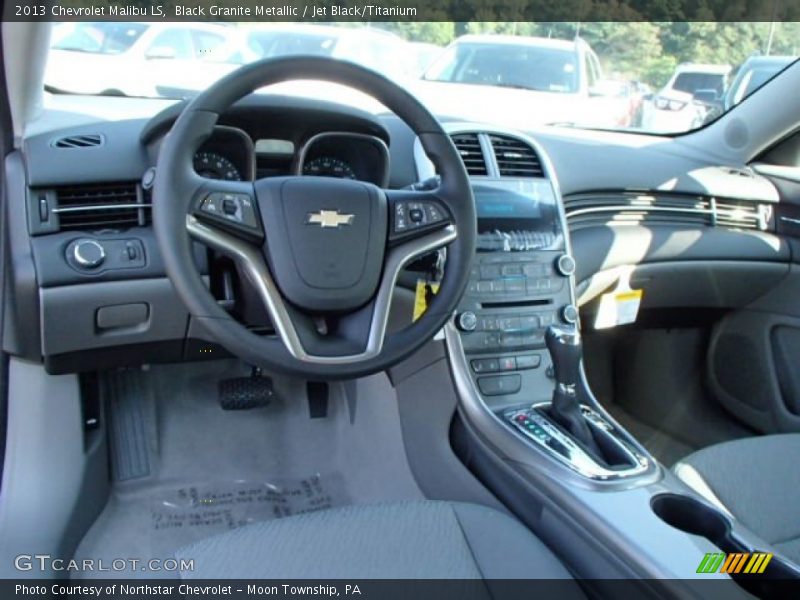 Black Granite Metallic / Jet Black/Titanium 2013 Chevrolet Malibu LS