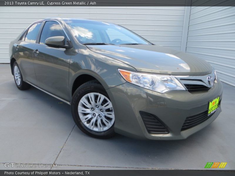 Cypress Green Metallic / Ash 2013 Toyota Camry LE