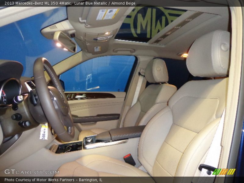 Lunar Blue Metallic / Almond Beige 2013 Mercedes-Benz ML 350 4Matic