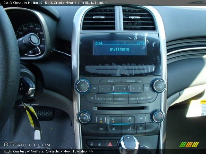 Black Granite Metallic / Jet Black/Titanium 2013 Chevrolet Malibu LS