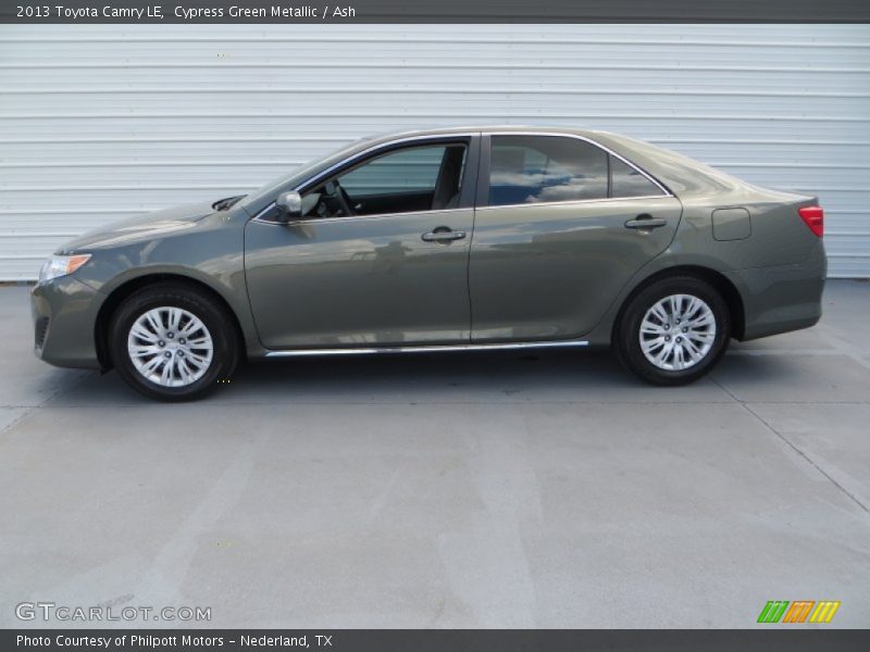 Cypress Green Metallic / Ash 2013 Toyota Camry LE