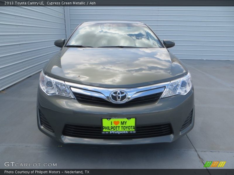 Cypress Green Metallic / Ash 2013 Toyota Camry LE
