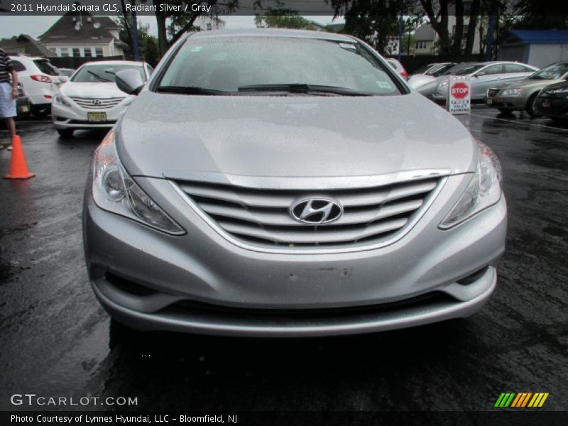 Radiant Silver / Gray 2011 Hyundai Sonata GLS
