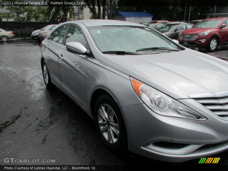 Radiant Silver / Gray 2011 Hyundai Sonata GLS