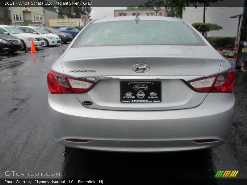 Radiant Silver / Gray 2011 Hyundai Sonata GLS