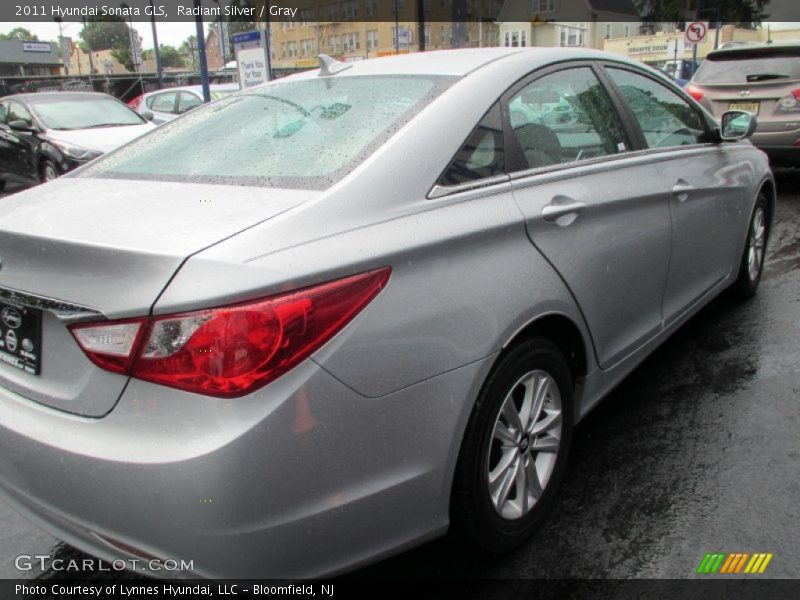 Radiant Silver / Gray 2011 Hyundai Sonata GLS