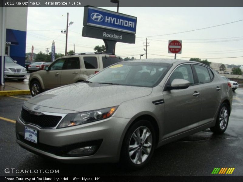 Metal Bronze / Beige 2011 Kia Optima EX