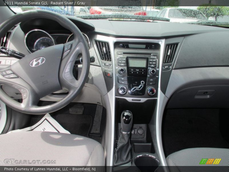 Radiant Silver / Gray 2011 Hyundai Sonata GLS