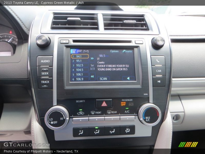 Cypress Green Metallic / Ash 2013 Toyota Camry LE