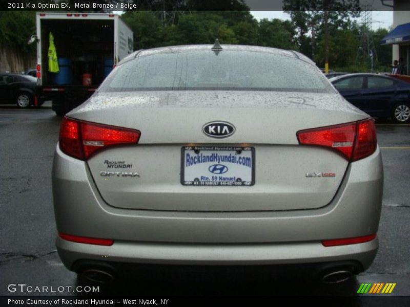 Metal Bronze / Beige 2011 Kia Optima EX