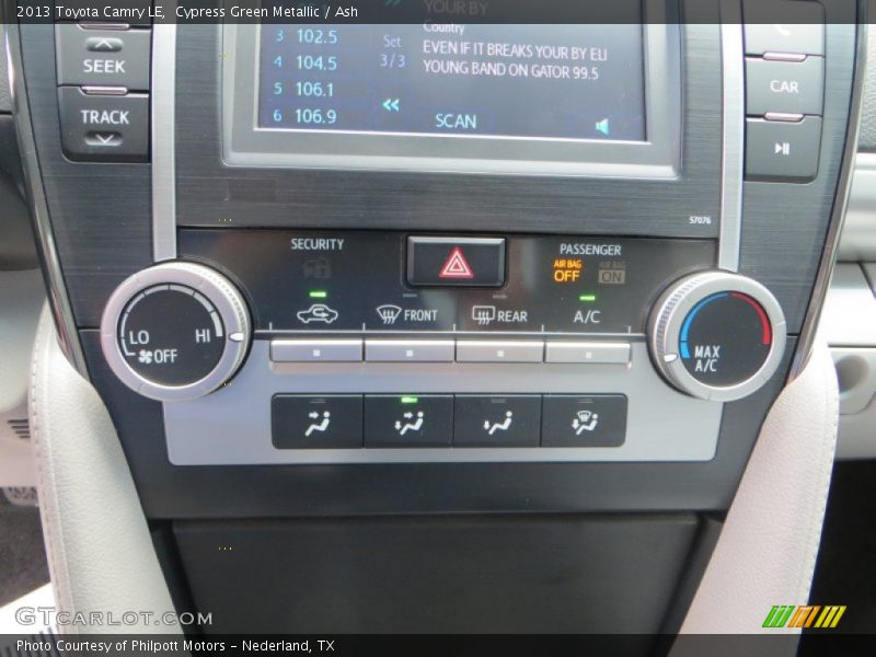 Cypress Green Metallic / Ash 2013 Toyota Camry LE