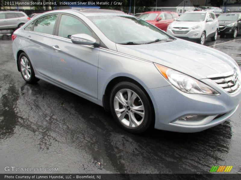 Iridescent Silver Blue Metallic / Gray 2011 Hyundai Sonata Limited
