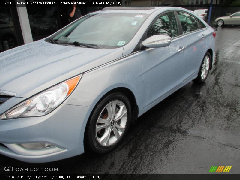 Iridescent Silver Blue Metallic / Gray 2011 Hyundai Sonata Limited