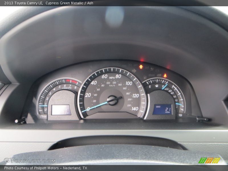 Cypress Green Metallic / Ash 2013 Toyota Camry LE