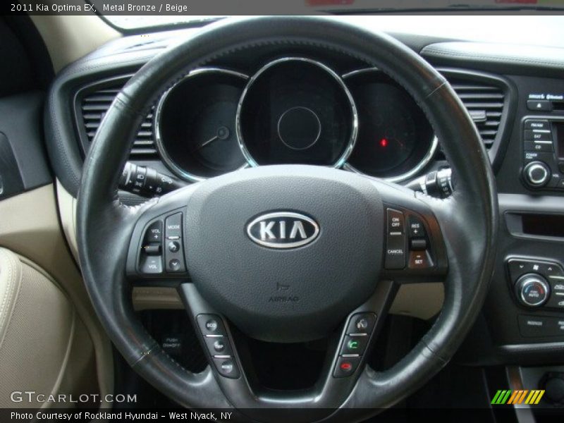 Metal Bronze / Beige 2011 Kia Optima EX