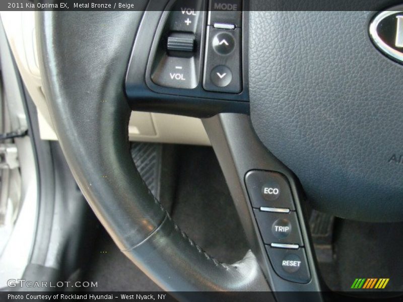 Metal Bronze / Beige 2011 Kia Optima EX
