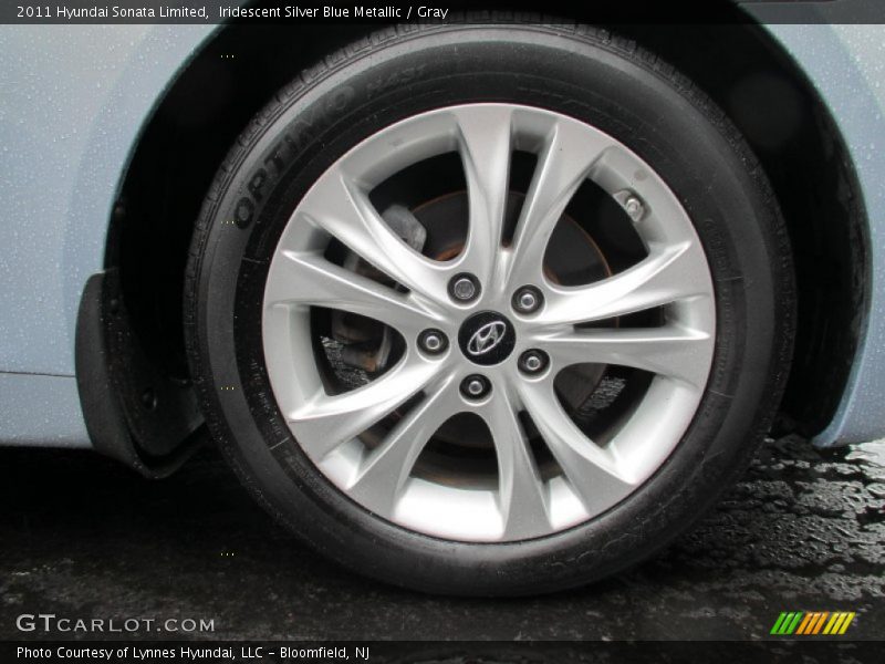 Iridescent Silver Blue Metallic / Gray 2011 Hyundai Sonata Limited