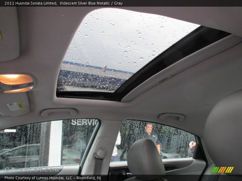 Iridescent Silver Blue Metallic / Gray 2011 Hyundai Sonata Limited