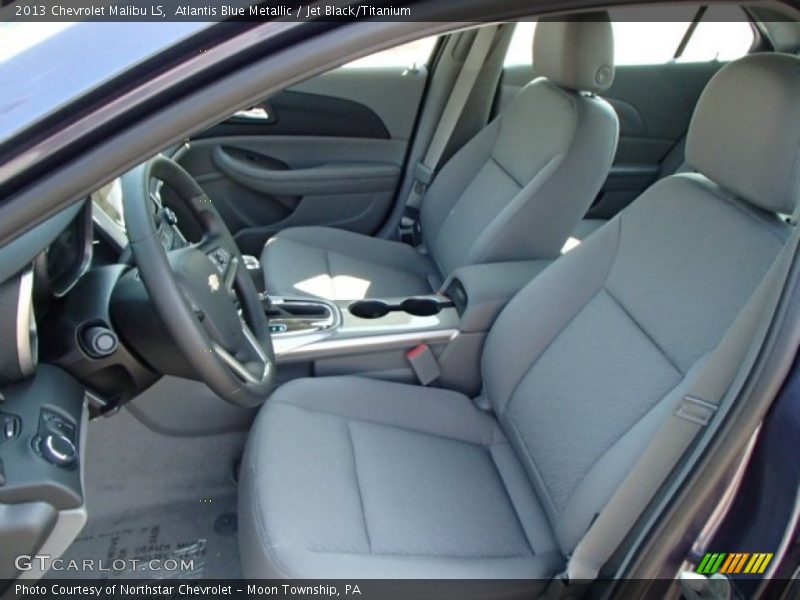 Atlantis Blue Metallic / Jet Black/Titanium 2013 Chevrolet Malibu LS