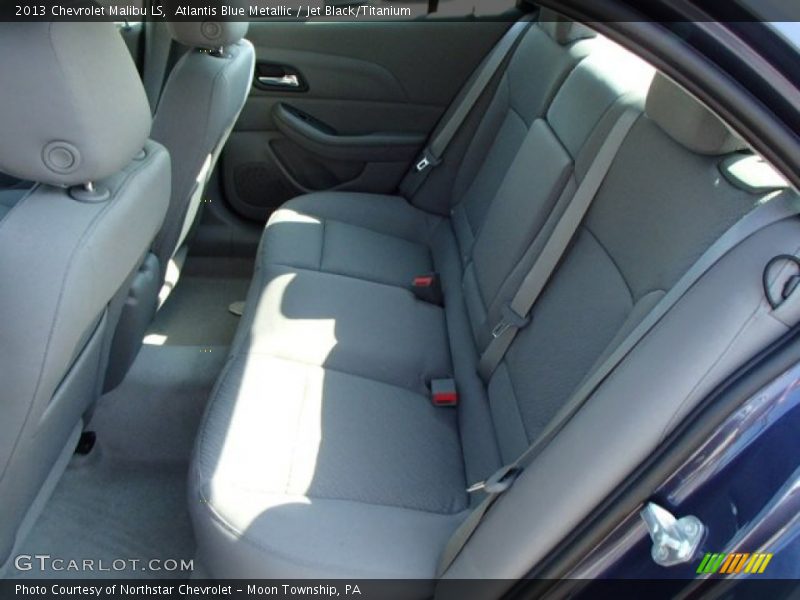 Atlantis Blue Metallic / Jet Black/Titanium 2013 Chevrolet Malibu LS